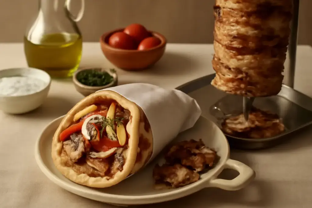 Ricetta originale del gyro greco: come ottenere la carne tenera come nello street food di Atene