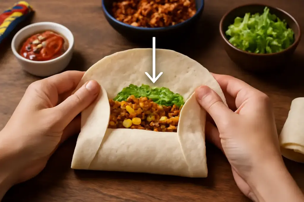 Burritos messicani facili: la tecnica di arrotolamento per non farli rompere durante la cottura