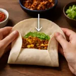 Burritos messicani facili: la tecnica di arrotolamento per non farli rompere durante la cottura