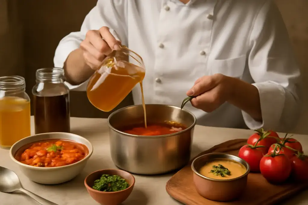 Che ruolo hanno i brodi base nella cucina francese? Rendi unici i tuoi sughi e zuppe