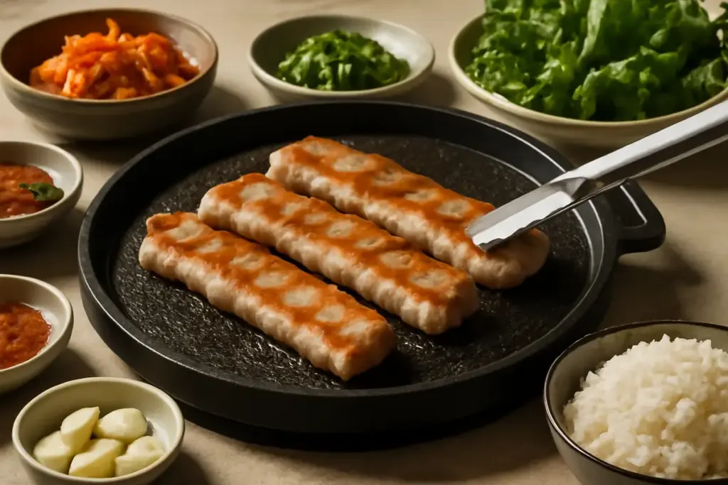 Ricetta dei samgyupsal coreani: la piastra giusta per evitare carne troppo secca
