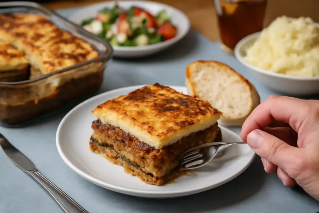 Come servire la moussaka greca? L’errore che la rende troppo pesante