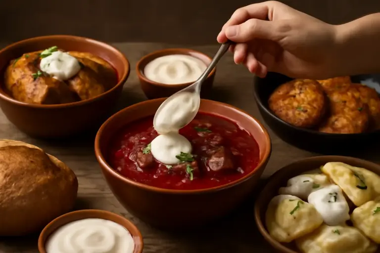 Cosa rende speciale la panna acida nelle ricette dell’Est Europa? L’uso corretto che dona armonia ai piatti