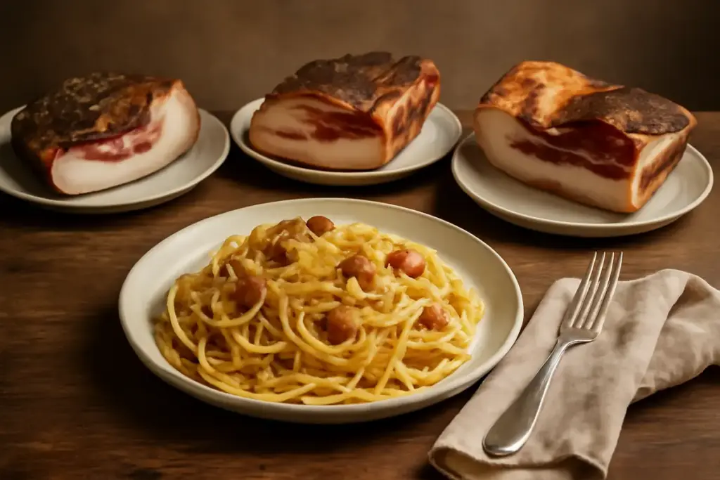 Pasta alla carbonara: quali tipi di guanciale usano nelle diverse regioni italiane
