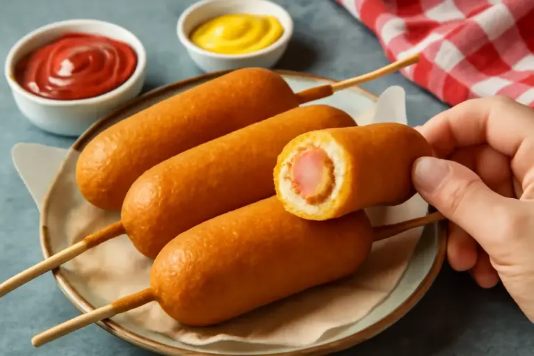 Corn dog americani: il segreto dello stecco per non avere l’impasto crudo all’interno
