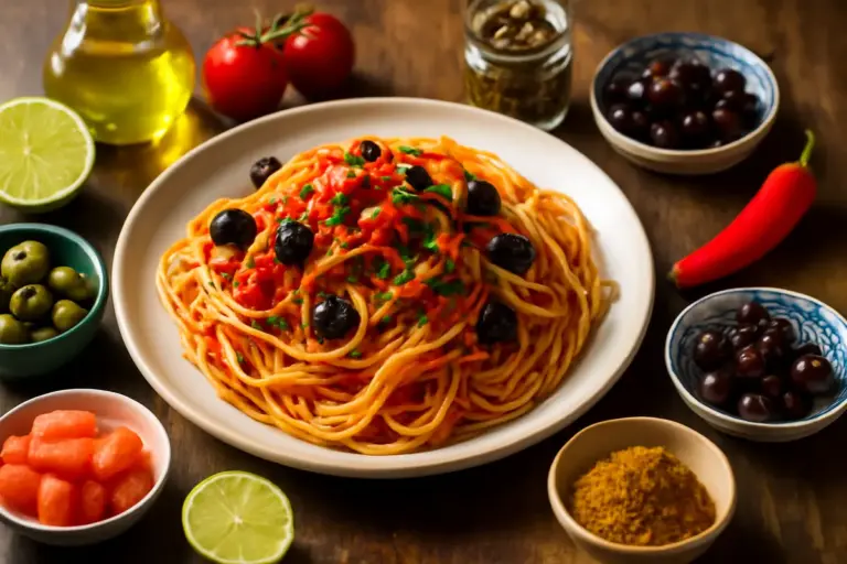 Pasta alla puttanesca: i trucchi internazionali che reinventano questo classico italiano con ingredienti dal mondo